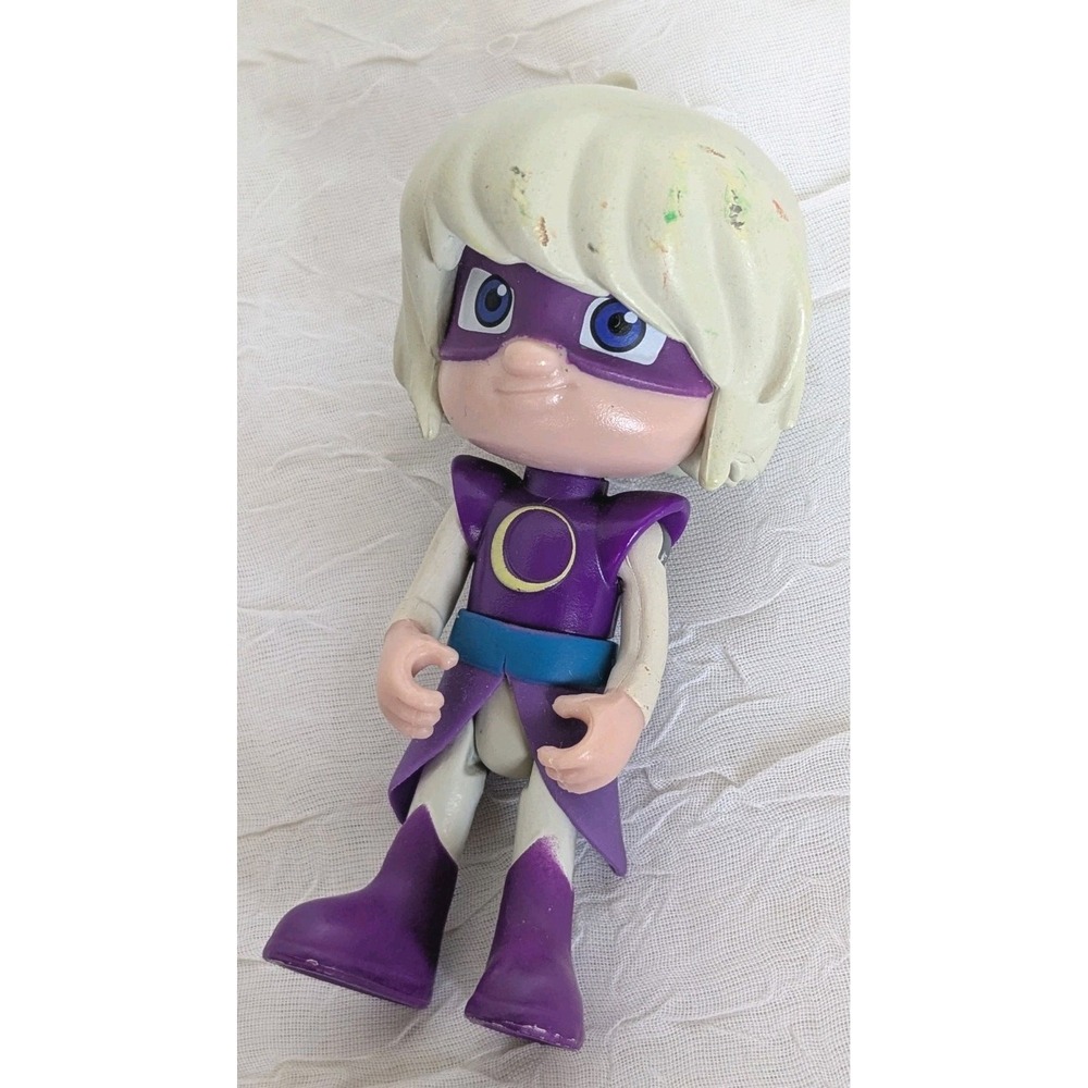 PJ Masks Figures Newton Star Meow Kitty Luna Girl Pets Romeo Cat Boy Mini Toys - Picture 8 of 13